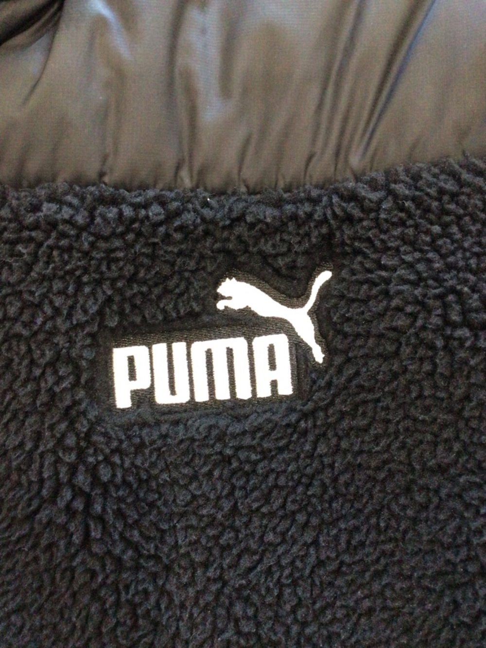 Puma Black Sherpa Panel Zip Jacket for Men Size Large - Picture 13 of 15